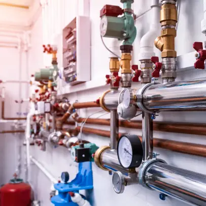 commercial plumbing main photo